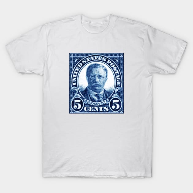 1922 Teddy Roosevelt Stamp T-Shirt by historicimage